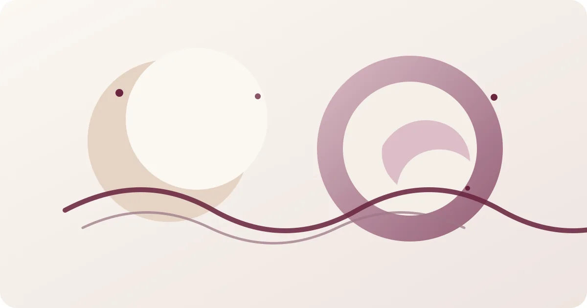 Editorial illustration linking sleep and anxiety as related but separate experiences.