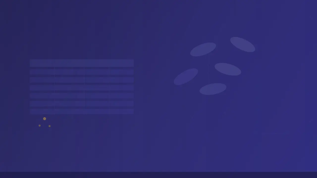 Deep indigo background with pill capsule motifs and a product audit table layout, representing the missed progesterone dose reference guide